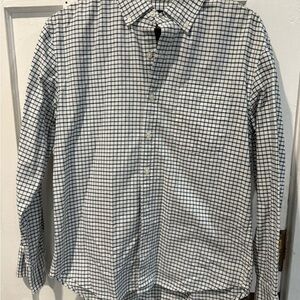 Bonobos Women's Casual Checkered Shirt - Black and White